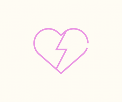 Broken heart icon