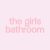 Girls bathroom Logo